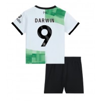 Dres Liverpool Darwin Nunez #9 Preč pre deti 2023-24 Krátky Rukáv (+ trenírky)